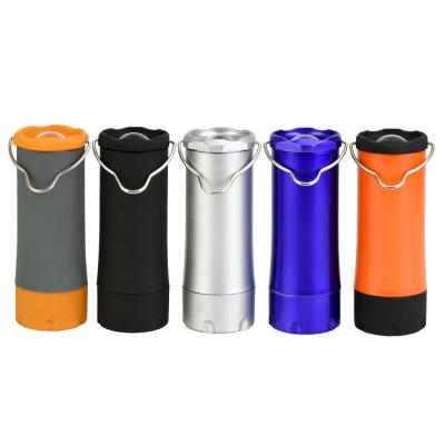 China ABS 2 in 1 Functional Plastic Telescopic Camping Lantern Stretching Portable Folding Camping Led Flashlight for sale