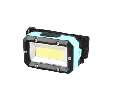 China 2020 Newest Dry Camping 3AAA COB Headlight Battery 3 Modes COB Ultra Bright Headlight for sale