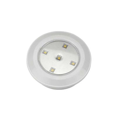 China Modern Round Shape 3AAA Dry Battery 5SMD Led Touch Closet Night Light for sale