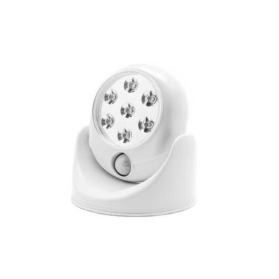 China Modern Indoor Classic Motion Induction Light 360 Degree Rotatable 7 Led Motion Sensor Lamp for sale