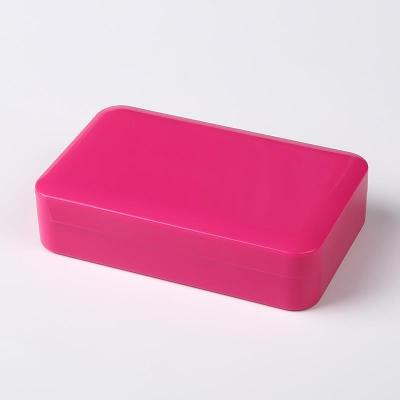 China Multicolor ABS Slide Closure 6 Day Pill Holder Sliding Cover PP Material 6day Pill Box for sale