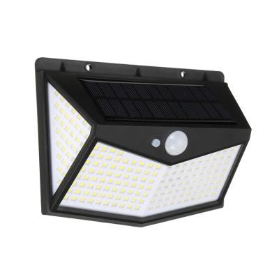 China New LED Solar Powered Outdoor PIR Waterproof Wall Lamp Garden Wall Light and Solar Motion Sensor Wall Light 212 LED Night Light for sale