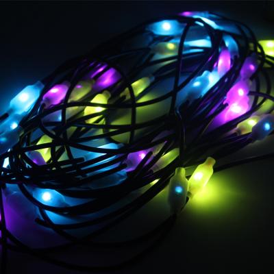 China Garden 5V Luces Led String Lights with App Control Music Timing String Lights Waterproof Christmas Lights for Camping Party for sale