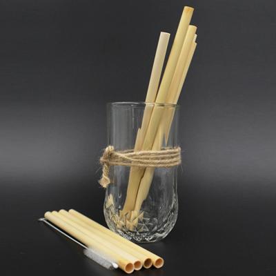 China Disposable Natural Eco-Friendly Factory Biodegradable Straws For Bar Restaurant Tubular Straws for sale