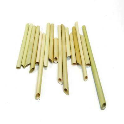 China Disposable Disposable Straws 100% Reed Straws With Custom Logo Biodegradable For Bar Accessories for sale