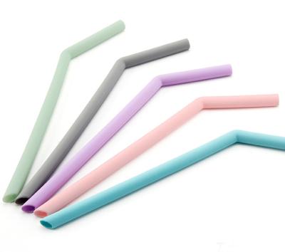 China Sustainable Disposable Eco Friendly Recycled Silicone Drinking Straw Suppliers for sale