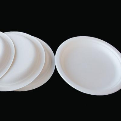 China Wholesale 100% Disposable Materials Biodegradable Round Dishes Sets Tableware for sale