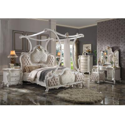 China (Others) Adjustable New Arrive King Size Bed Solid Wood Vanity With Mirror For Bedroom Furniture Set for sale