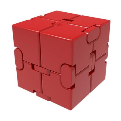 China Relieve Stress And Anxiety Antistress Spinning Metal Infinity Folding Popular Small Rotating Cube For Autism Shixin-1110 for sale