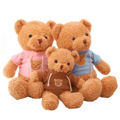 China 2022 18-20CM Autism Children's Plush Toys Giant Animal Teddy Bear Stuffed With Removable Kawaii Clothes for sale