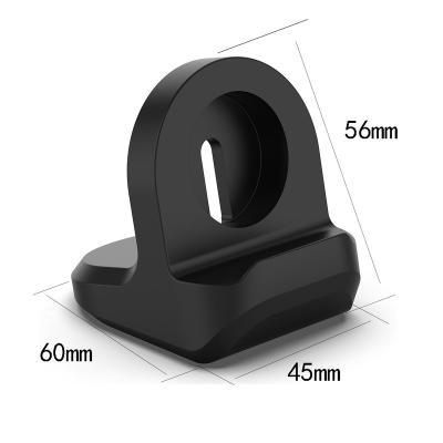 China Mini Wholesale High Quality Desktop Silicone Smart Watch Charger Stand For Apple Watch for sale