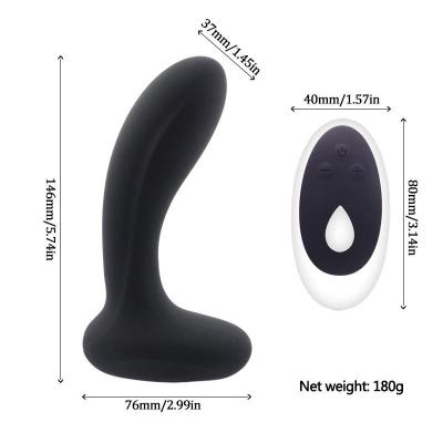 China 10 frequency vibration of head New anal vibrator vibrating prostate massager thrusting butt plug vibrator for men women anal sex toys for sale