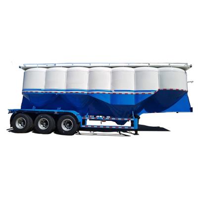 China 60cbm Cement Tank Semi Trailer Truck Trailer in 12400*2500*1580mm for sale