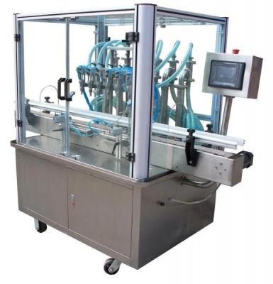 China 6 Head Pneumatic Quantitative Piston Filling Machine 500ML - 5L Filling Volume for sale