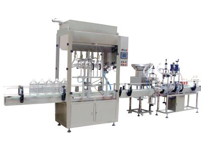 China High Accuracy Shampoo Bottle Filling Machine Locking Cap Production Line for sale