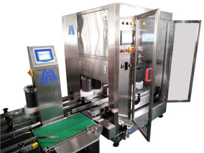 China 4 Head Paste Filling Machine PLC Touch Screen Control Compact Design for sale