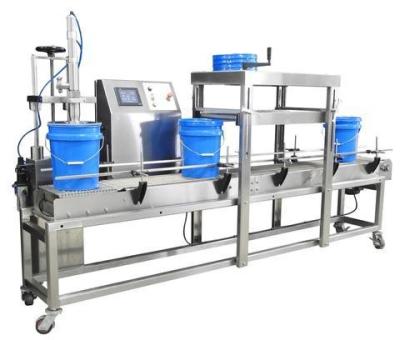 China PLC Control Semi Automatic Filling Machine / Large Cosmetic Filling Machine for sale