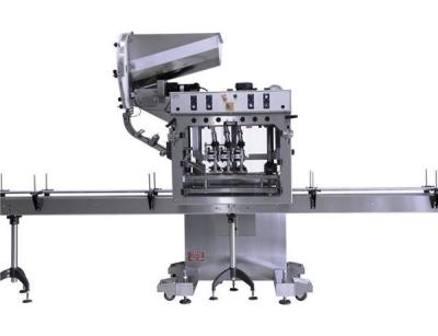 China Stainless Steel Bottle Cap Sealing Machine / Automatic Tin Capping Machine for sale