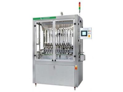 China Intelligent Running Piston Filling Machine With PLC Touch Screen Control for sale