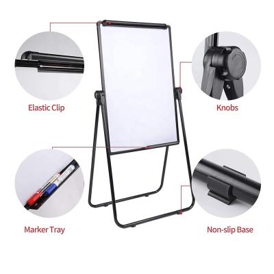 China School Teacher/Creative Desktop Education Black View/Family Size Portable Whiteboard Adjustable Flipchart Easel Desktop Presentation Board for sale