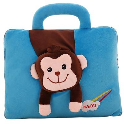 China Animal Doll Travel Pillow Cover Anti-pilling Super Warm Custom Blanket Cartoon for sale