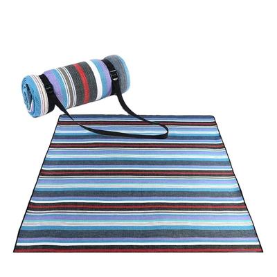 China Good Quality Waterproof Roll Up Picnic Blanket Beach Outdoor Camping Waterproof Foldable Mat for sale