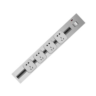 China SUMMAO Track Supplement Electric Power Outlet Wall Slide Outlet Power Outlet Track Socket Kitchen Bedroom Track Socket for sale