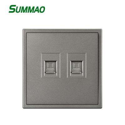 China Dual Residential/General Purpose Computer Power Outlet Connector Socket for sale