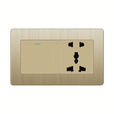 China 147 type high quality multi-purpose hotel household hid a strip switch with multi-function five-hole power socket for sale