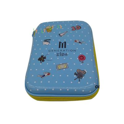 China Cartoon Picture Printing Custom High Quality Colorful Full Print EVA Hard Shell Pencil Case, Pen Pouch for sale