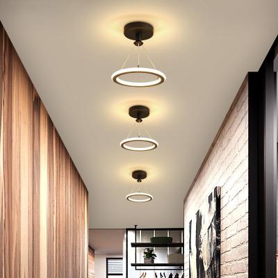 China Modern Chandelier Lighting Modern LED Chandeliers Lamps For Hallway Ring Lighting Lights Ceiling Mount Indoor Living Room Bedroom 21006 for sale