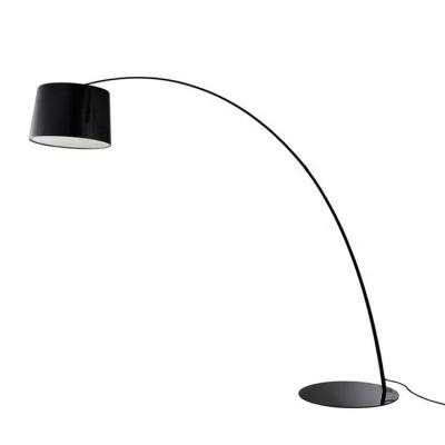 China Aicco Arc Floor Lamp Modern Indoor Modern Black White Standing Lights 74989 for sale