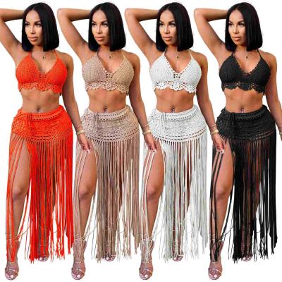 China 2021 Newest Design Breathable Bodycon Crop Top Hole Swimsuit Pants Cover Up Lace Up Swimsuit Women Swimwear Bikini Swimwear Set for sale