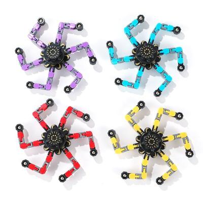 China Fuuny Robot Toy Deformation Antistress Spinner Deformable Spinner Toys Fast Moving Person Toy Sensory Fidget Spinners for sale