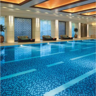 China Anti acid poffesional parquet swimming pool using ceramic mosaic for sale