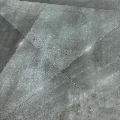 China Creative Gray Glazed Metallic Tiles Cement Tile With Bling Crystal Plating Floor Tile for sale