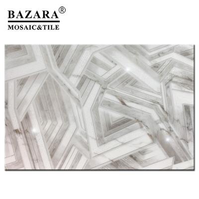 China Glazed Metallic Tiles Foshan Marble Polished Crystal Wall Porcelain Tiles for sale