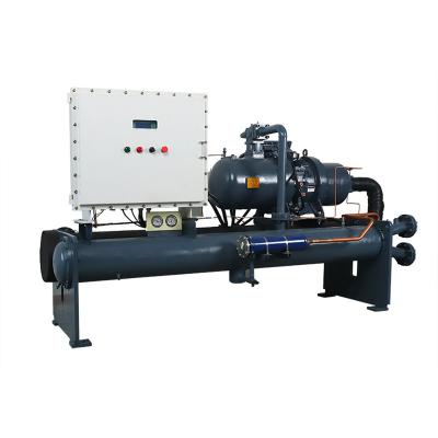 China Restaurant Food Refrigeration Screw Refrigeration Compressor Unit for sale