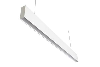 China DALI 0-10V Dimmable Office Linear Light 36W Suspension White PC or Prismatic anti-glare linear Lighting for sale