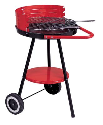 China Portable Adjustable Height Round BBQ Grill Charcoal Grill for sale