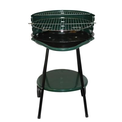 China Adjustable Garden Charcoal Smokeless BBQ Grill Simple Round Size Barbecue Grills for sale