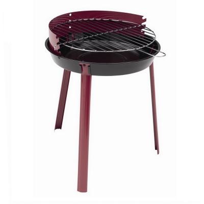 China Adjustable Size Cheap Price Easily Assembled Simple Design Outdoor Portable Round Charcoal BBQ Grills for sale