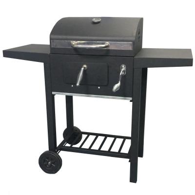 China Height Adjustable Factory Direct Outdoor Garden Grill Cart Charcoal BBQ Grill Heavy Duty Easily Gathered Smoker for sale