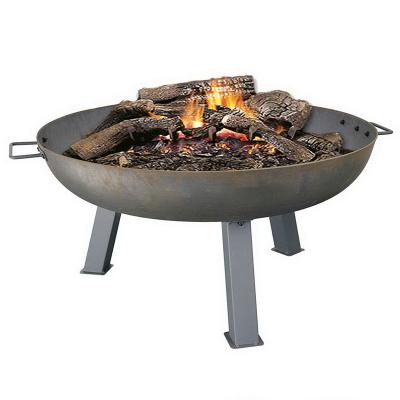 China New Arrived Small Outdoor Patio Garden Simple Design Porcelain BBQ Tripod BBQ Fire Pit with Poker for sale