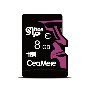 China Ceamere Face Pattern 8GB Memory Card Class 10 Plastic Micro TF Card 4GB 16GB 32GB 64GB 128GB 256GB 8GB Flash Memory Card for sale