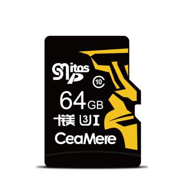 China Plastic Ceamere Face Real 64GB Mini Memorias Taiwan Chips Card 4GB 8GB 16GB 32GB 128GB 256GB 64GB TF Model Memory Storage Card for sale