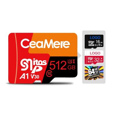 China Ceamere Plastic Bulk Price Memory Cards 512gb 4gb 8gb 16gb 32gb 64gb 128gb Class10 U3 TF Flash Memory Micro Kort Card 256GB for sale