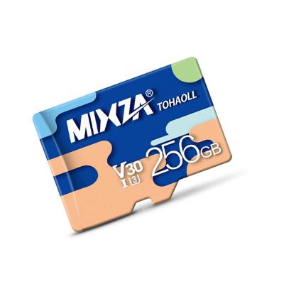 China Original MIXZA TF Memory Card 256GB Class10 U3 TF Memoria Kart Mini Flash Memory Card For Camera CCTV Phone Plastic Micro Tablet for sale