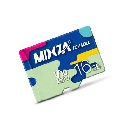 China Wholesale MIXZA TF card 16GB memory card class 10 high qualityTF U1 plastic card for IP camera monitor mobile phone tablet for sale