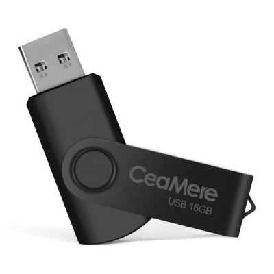 China Wholesale Metal Ceamere C14 Pivot USB 2.0 Flash Stick USB 2.0 Pen Drive 2GB 8GB USB Flash Drive 64GB 32GB 16GB Pendrive for sale